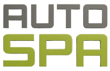 AutoSPA Logo in Grau und Grün